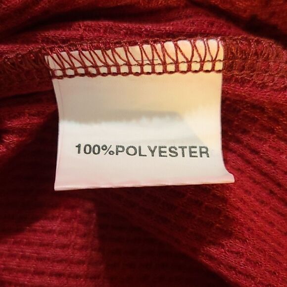 Red Top with Cut-out & Tie in the Back, Size Small - Picture 6 of 6